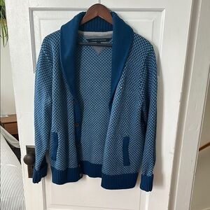 Tommy Hilfiger Blue Knit Cardigan